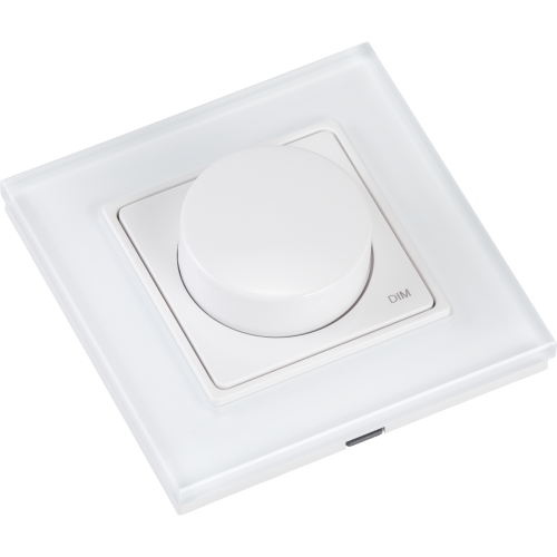 Панель Ampe PNL-1RW-W накладная с ротором - 1 зона (белый) на батарейках