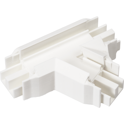 Соединительный элемент ПВХ Т-образный 60 град 6838 левый