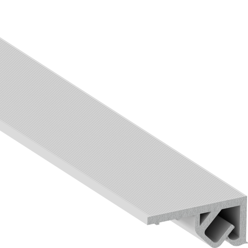 Багет ПВХ потолочный прищепка для тканевых потолков 2,6м. Premium