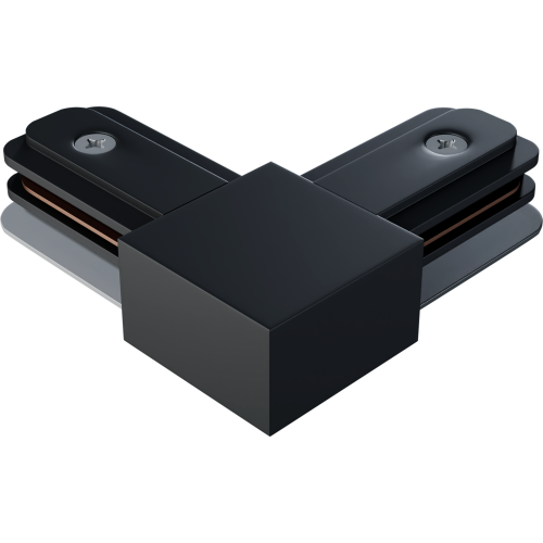 Коннектор угловой черный