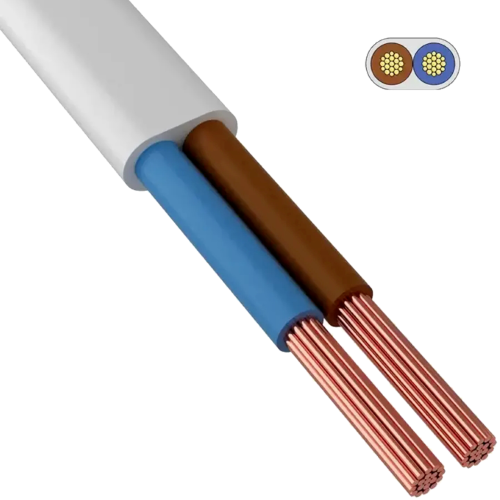 Провод ШВВП 2*0,75 размотка 100м