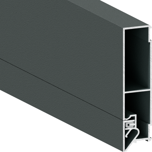 Конструкционный профиль АТОМ 100 ( Черный) 2м