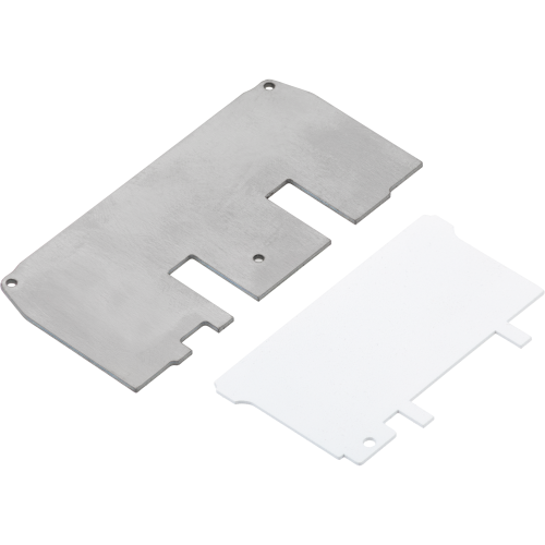 Заглушка торцевая Flexy  к 122-311 GARDINA 2 05, белая, металл (внутр/внешняя, комплект на 1 сторону