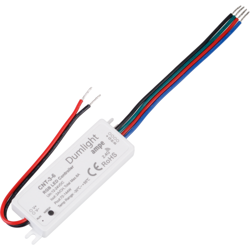 Контроллер Ampe CNT-3-6, 6A, 3канала, RGB/DIM 12-24vDC