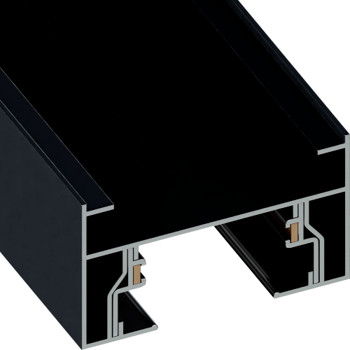 Шинопровод 33, 4мм 3м черный