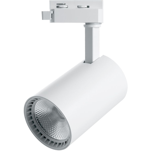Светильник трековый светодиодный на шинопровод 12W, 1080 Lm, 4000К, белый, 60 градусов, AL102