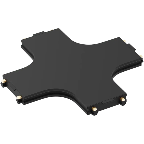 Х- соединитель потолок-потолок для шинопровода H5, Black