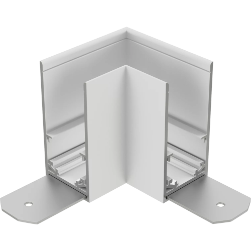 Угловой внутренний соединитель потолок-потолок для шинопровода S20, Белый