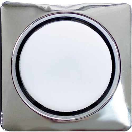 Основания GX 53 квадрат, хром, PР, 100шт