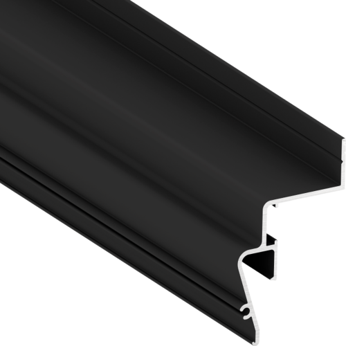 Багет AL А2 Парящий под вставку (Contour-Pro LED) МАТОВЫЙ ЧЕРНЫЙ 2м