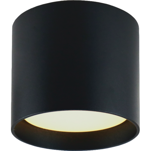 Светильник накладной под лампу GX53, ART SHOT черный, 83*70