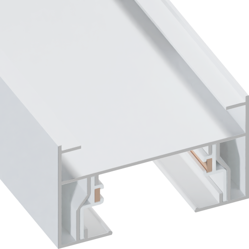 Шинопровод 33, 4мм 2м белый