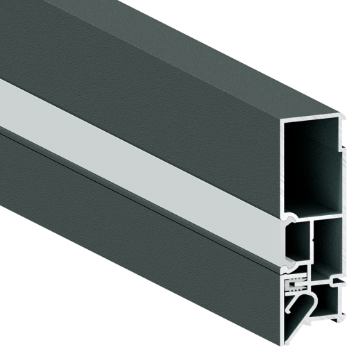 Конструкционный профиль с подсветкой FOTON XL ЧЕРНЫЙ  2м