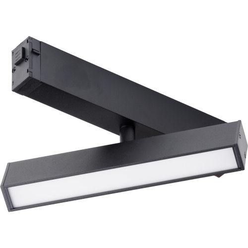 Магнитный светильник М220 03  матовый книжка 9W черный L215*25*120мм