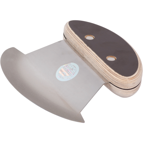 Шпатель под ткань/ПВХ "Дельфин Грибок" с покрытием 0,8мм  ручка дерево