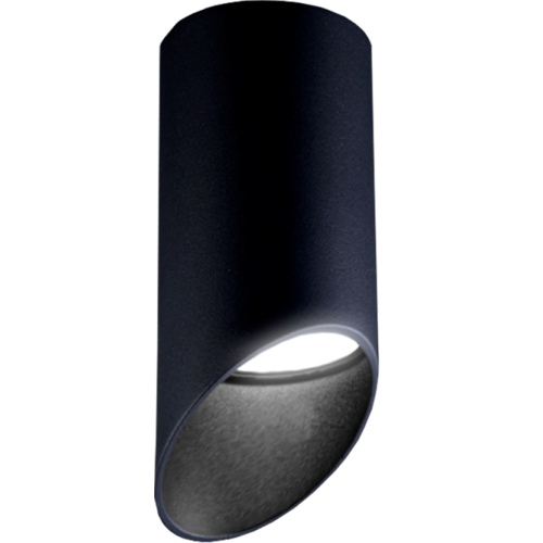 Светильник накладной под лампу gu10/mr-16, ART FLUTE черный, 55*130