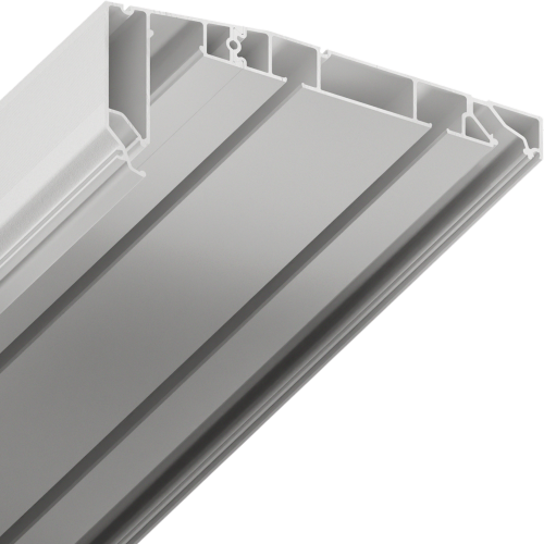 Багет AL белый  ПФ 8845 Гардина двухрядная BORZZ KARNIZ  - длина 3,2м Белый