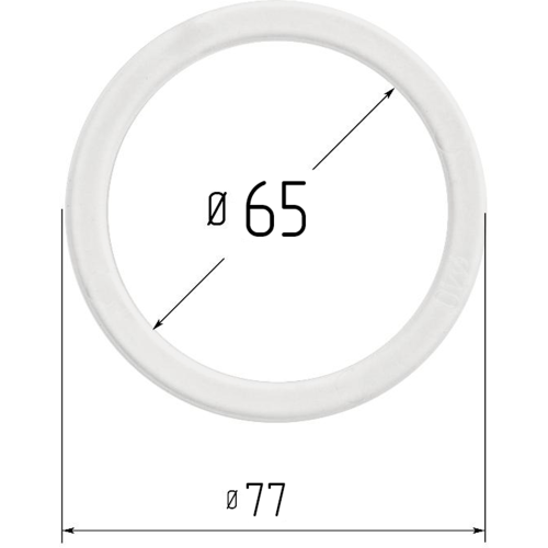 Кольцо МОК d065 мм, белый