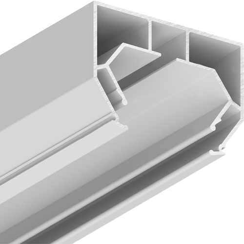 Багет AL АМ1 под скрытый карниз белый однорядный Альтеза 3,2м