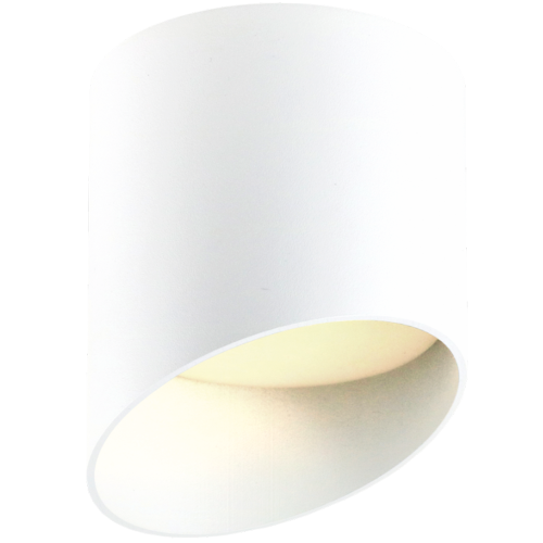 Светильник накладной под лампу GX53, ART FLUTE белый, 83*100