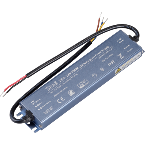 Блок питания ZBS-24V 100W 4.17A IP67 200*55*19mm