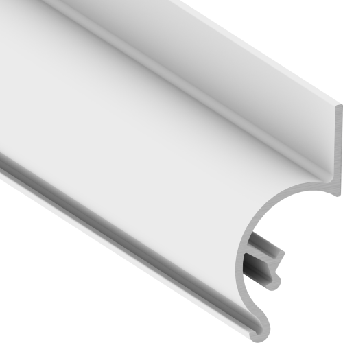 Профиль Алюминий ГА-15 (Паряще-теневой) 3,2м белый Мат