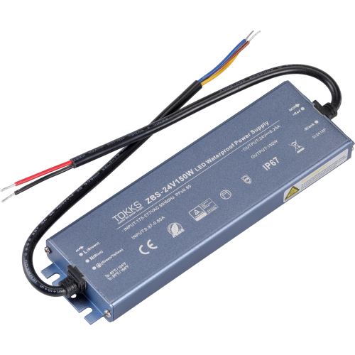Блок питания ZBS-24V 150W 6.25A IP67 225*61*19mm