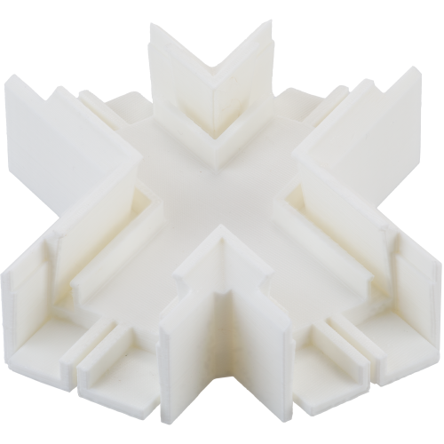 Соединительный элемент ПВХ X-образный 60 град 7321