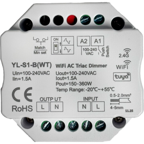 Контроллер dim 220V YOULED YL-S1-B