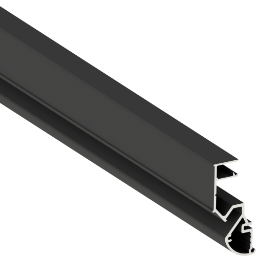 Теневой радиусный профиль RAUND PAK черный, 2м