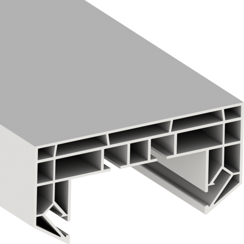 ПВХ Карниз П двухрядный 2,5м Чебоксарский