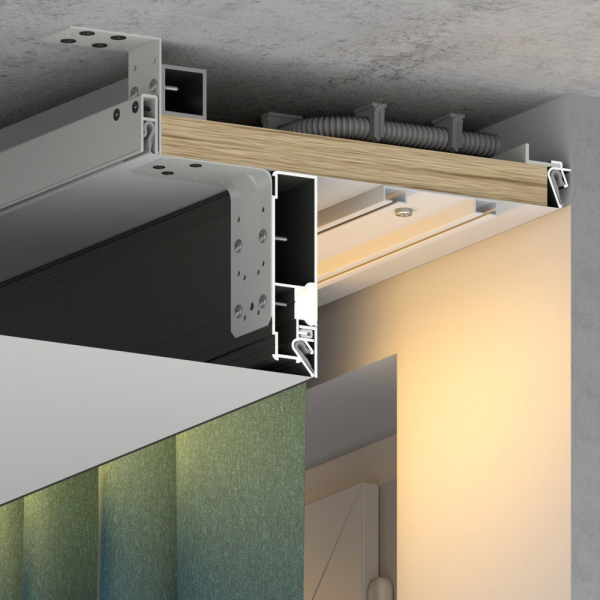 Конструкционный профиль с подсветкой FOTON 100 БЕЛЫЙ  2м