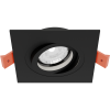 Светильник встраиваемый CITY DL X1 MR16 ALU BLACK | 92х92(75)x25mm