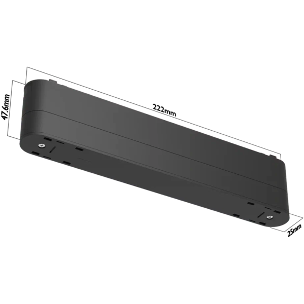 Основание поворотное под линейный светильник MAGNETIC H5 222x25x47.6mm