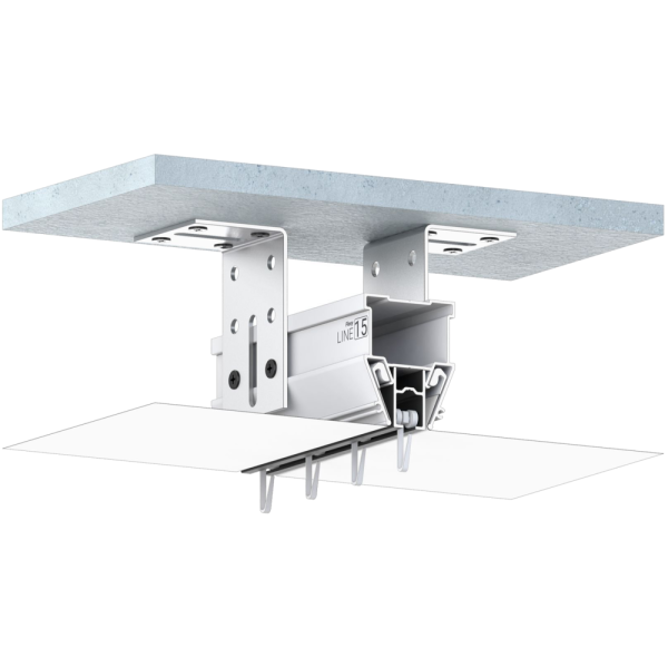 Багет AL ПФ 10175 Гардина однорядная SHTORKA 2м, черная