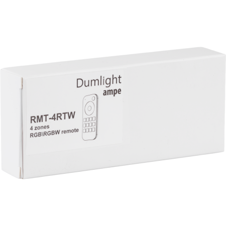 Пульт Ampe RMT-4RTW - RGBRGB/RGBW - 4 зоны (черный)