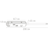 A480206 Коннектор-токоподвод для магнитного шинопровода Arte Lamp LINEA-ACCESSORIES