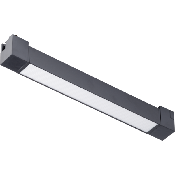 Трековый светильник линейный поворотный 20W черный 4000К