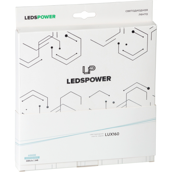 Светодиодная лента LP 2835 304/м (30Вт/м) 24В холодная LUX