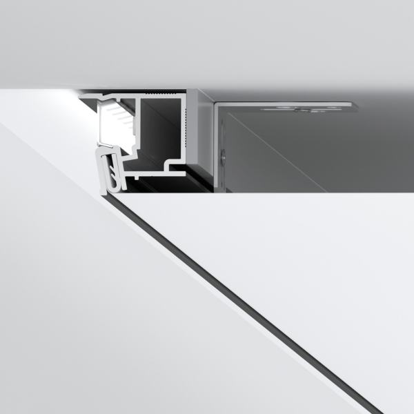 Профиль парящий Slim Villar, белый 2м