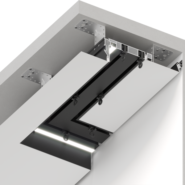 Карниз SLOTT Parsek, 3 м, черный