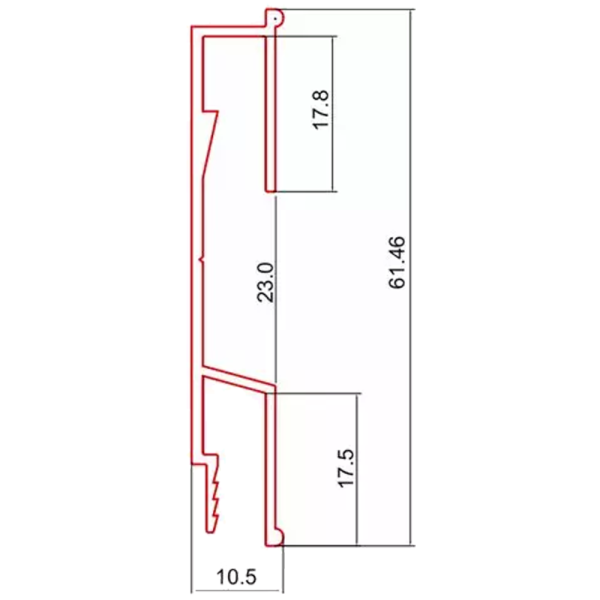 Профиль ПК-4, 3D, 2,5м