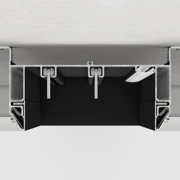 Alteza Профиль Р-50 Гардина Черный Мат (3,2м)