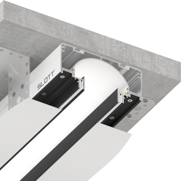 Нишевая световая линия SLOTT 35, черно-белая