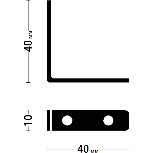 Угловой соединитель вертикальный IZILSET1