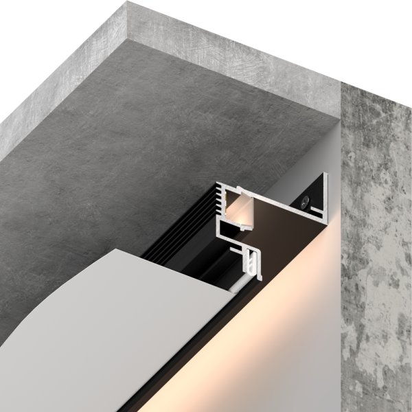 Парящий профиль SLOTT VILLAR MINI, черный