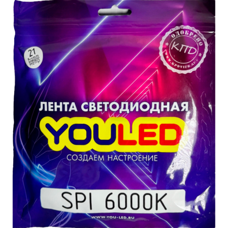 Лента YouLED SPI 21W 6000K 240d светодиодная