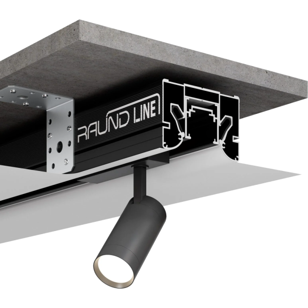 Профиль AL RaundLine некрашенный, 2м