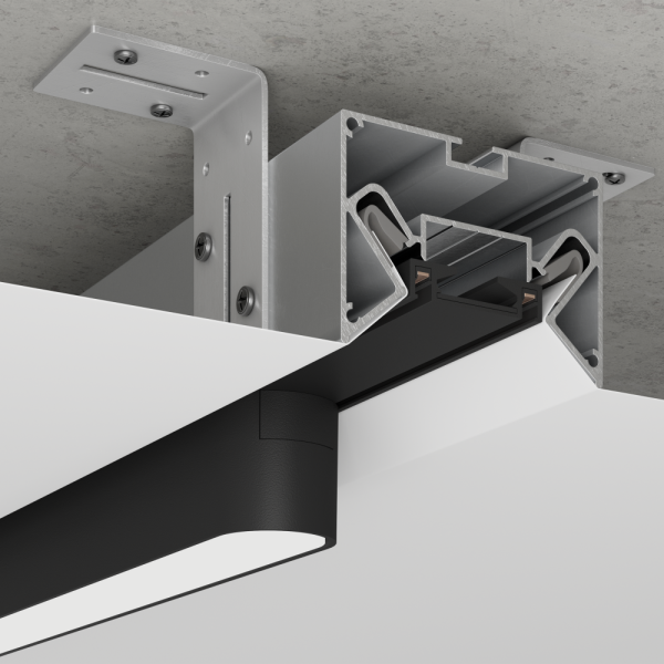 Профиль X-Line AL X25 TRACK трековый с уклоном