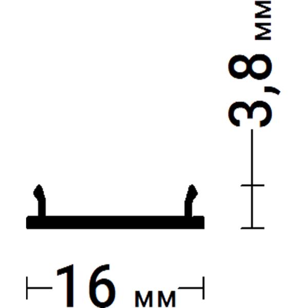 Экран световые линии поликарбонат 1,5см ПФ-7140, 5594